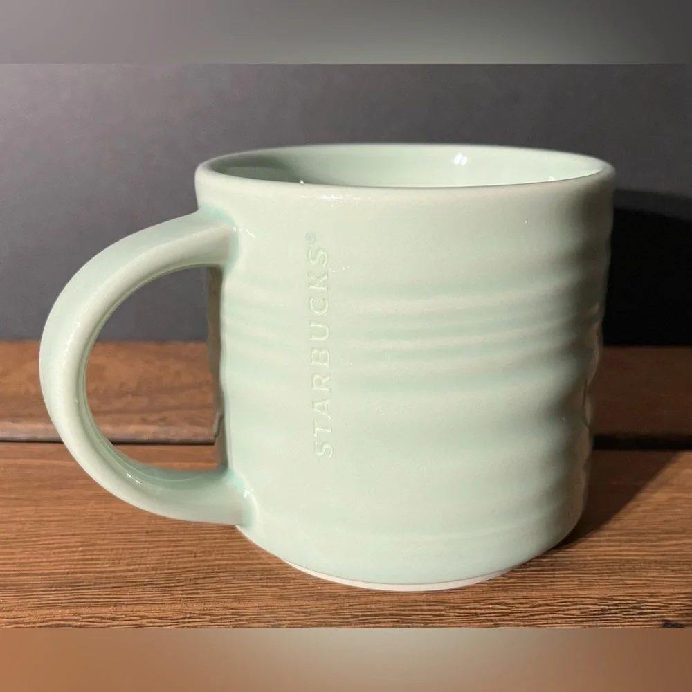 Starbucks Mint Green 2014 Mug 14oz